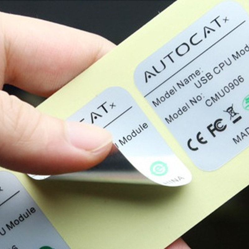 TLSMB 50#(W)Film PET Perak Matte Berubah Warna Perekat UL Dasar Tebal Putih